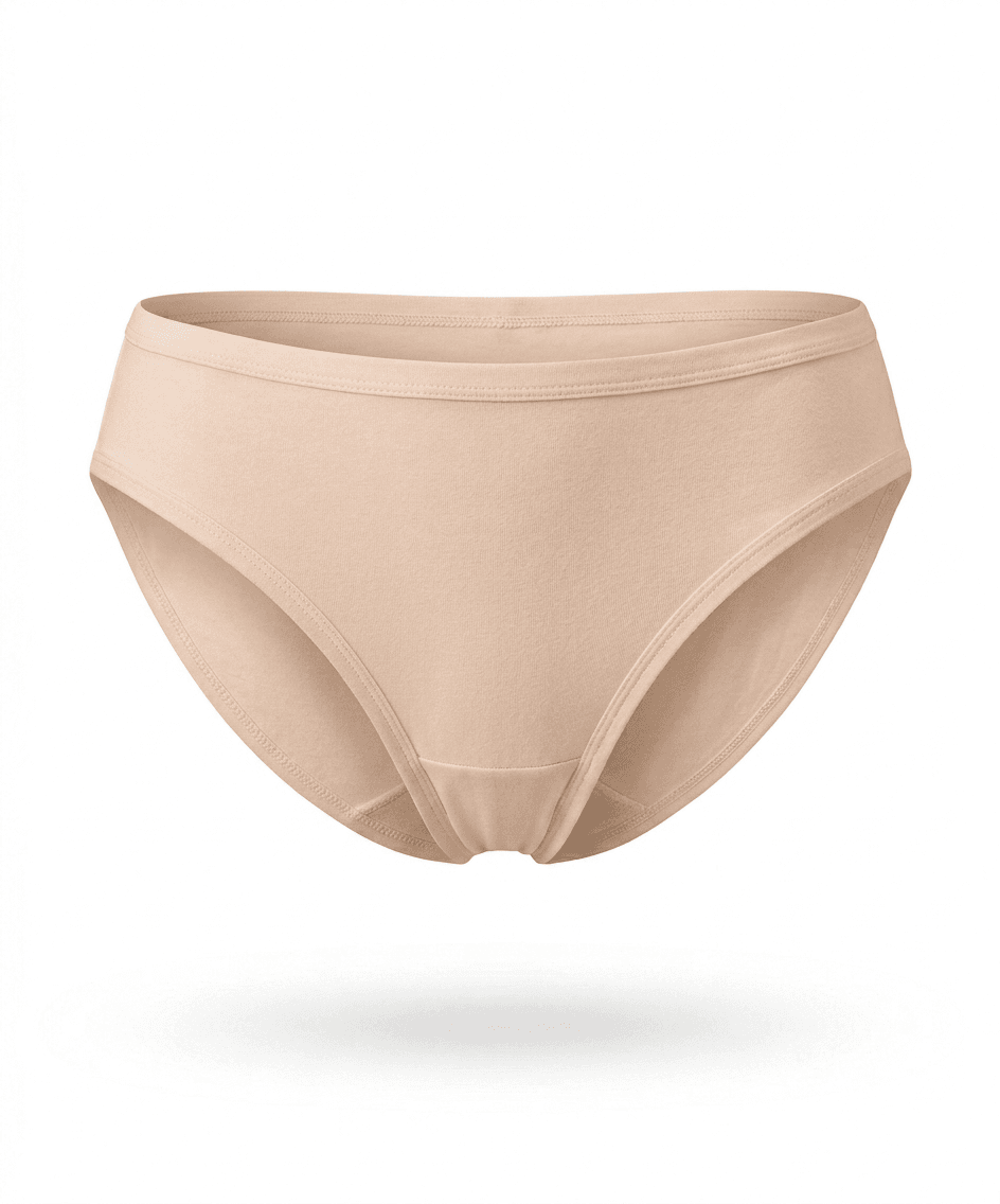 Vorte Premium Penye Kadın Külot Ten